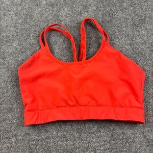 JANJI Women’s W’s Pace Sports Bra Orange size: Large